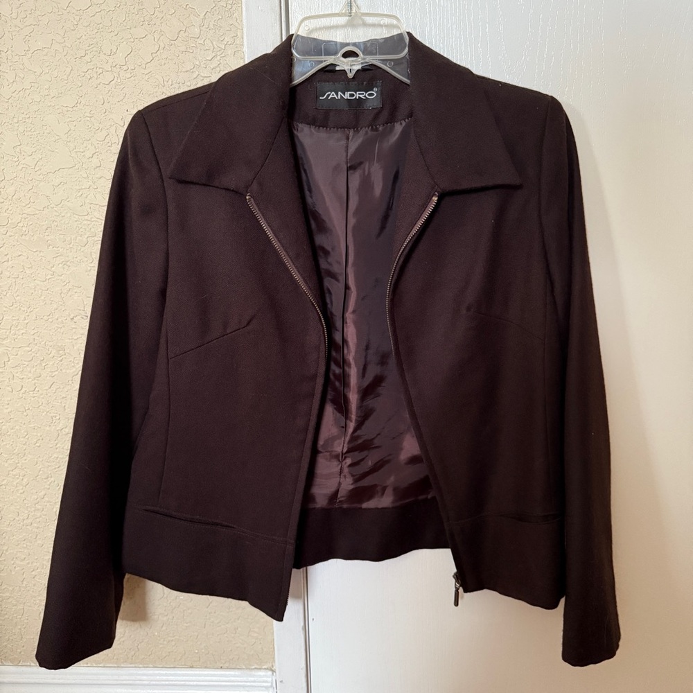 Sandro Women's Dark Brown Jacket